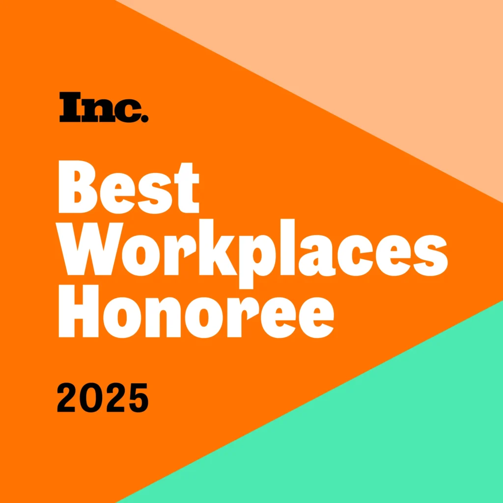Inc. Best Workplaces 2025 honoree badge